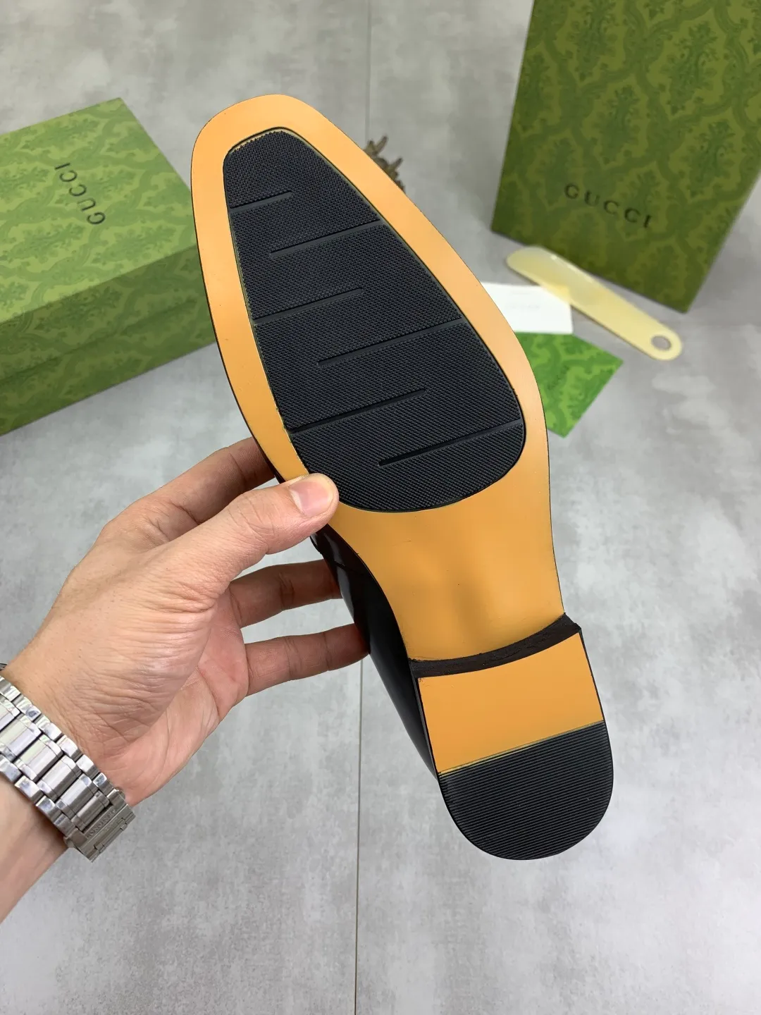 Men's Men's Shoes 💰P542 [New Style] 💰💎💎💎 [Gucci] GUCCI high-end men's formal business leather shoes, original order 1:1! Original imported high-end calfskin, original metal buckle, imported first-layer pigskin lining for feet, original high-end outsole, men's shoe size: 38-44